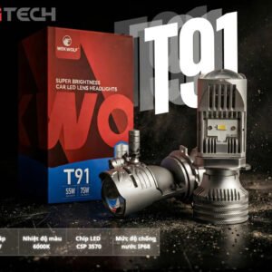 Lắp Đặt Đèn Bi Cầu Mini WEKWOLF T91 Pro tại  Joyauto Thanh Hoá chính hãng
