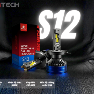 Alternative view of Độ đèn led tăng sáng ô tô wekwolf S12 chân 9006
