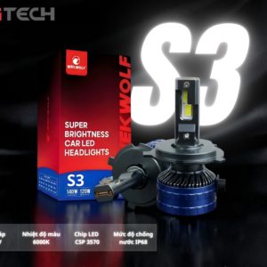 Độ đèn led tăng sáng ô tô wekwolf S3 chân 9005