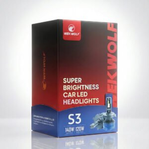 Alternative view of Độ đèn led tăng sáng ô tô wekwolf S3 chân 9005