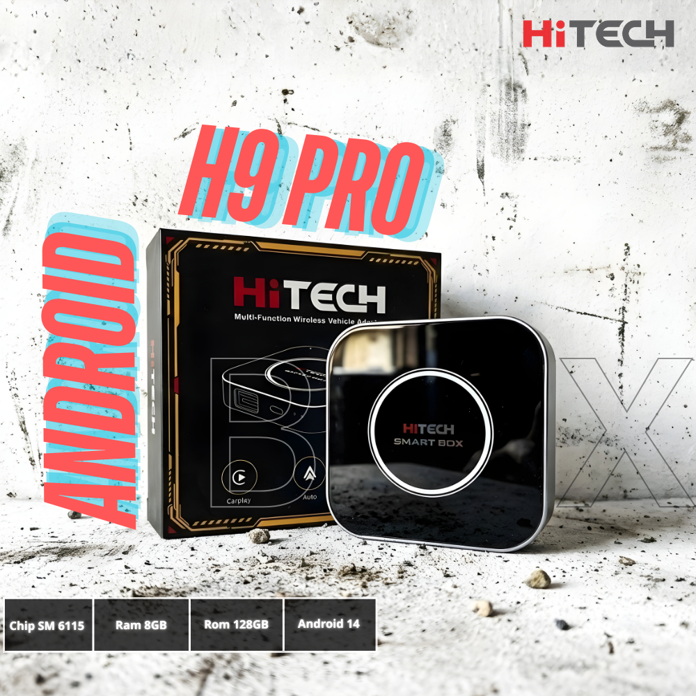 Lắp Đặt Android Box Hitech H9 Pro RAM 8GB/ROM 128GB tại Joyauto Thanh Hoá chính hãng